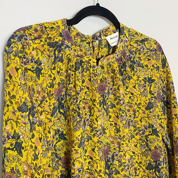 Madewell x Karen Walker Silk Print Gennaker Top - Picture 8 of 15